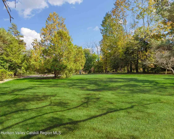 a view of a green field