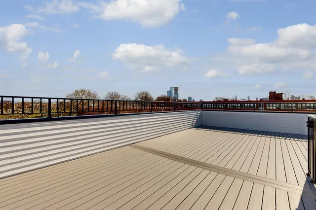 a view of balcony with city view