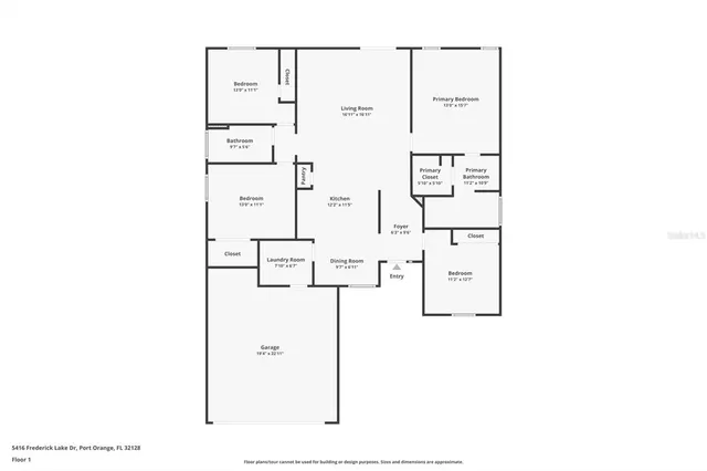 a picture of floor plan
