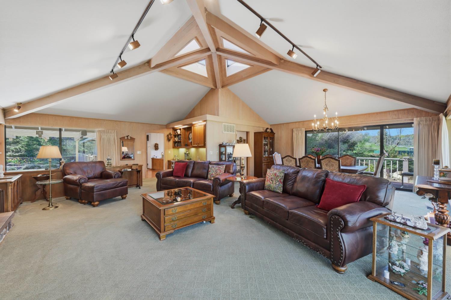 8860 Auburn Valley Road Auburn, CA 95602 - Photo 5 of 46 a living room with furniture and a large window