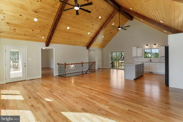 a view of a livingroom with a fireplace