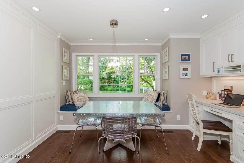18 Hidden Brook Road Riverside, CT 06878 - Photo 9 of 32 a dining room with furniture and wooden floor