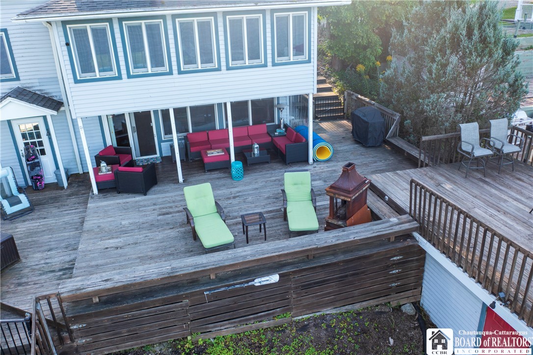 2600 Shadyside Road Mina, NY 14736 - Photo 5 of 38 Lakefront wooden deck