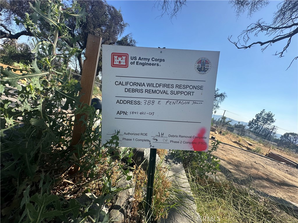 388 East Pentagon Street Altadena, CA 91001 - Photo 6 of 7 a view of a sign board