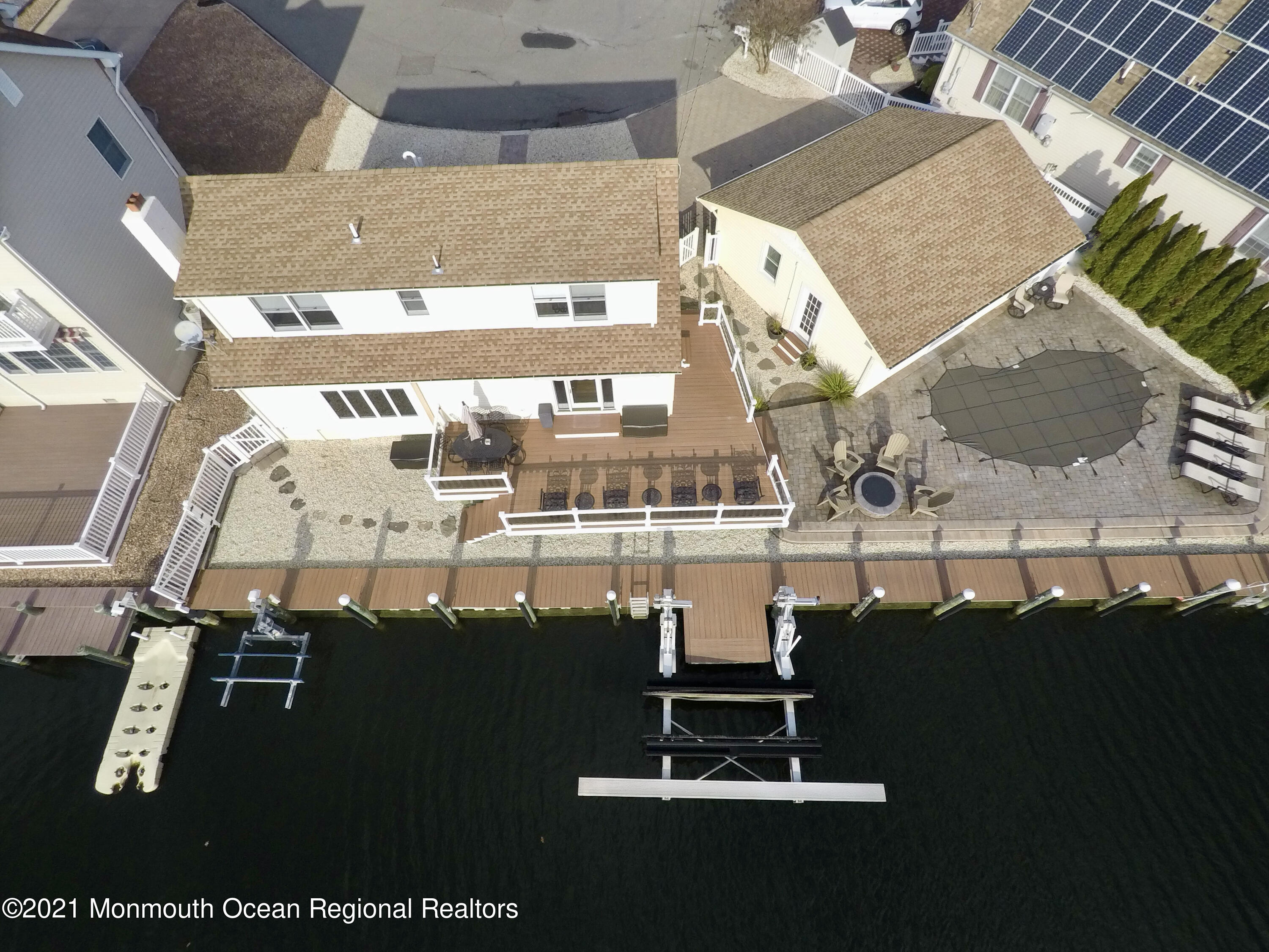 6 Topsail Road Brick, NJ 08723 - Photo 2 of 43 an aerial view of residential houses with outdoor space and parking