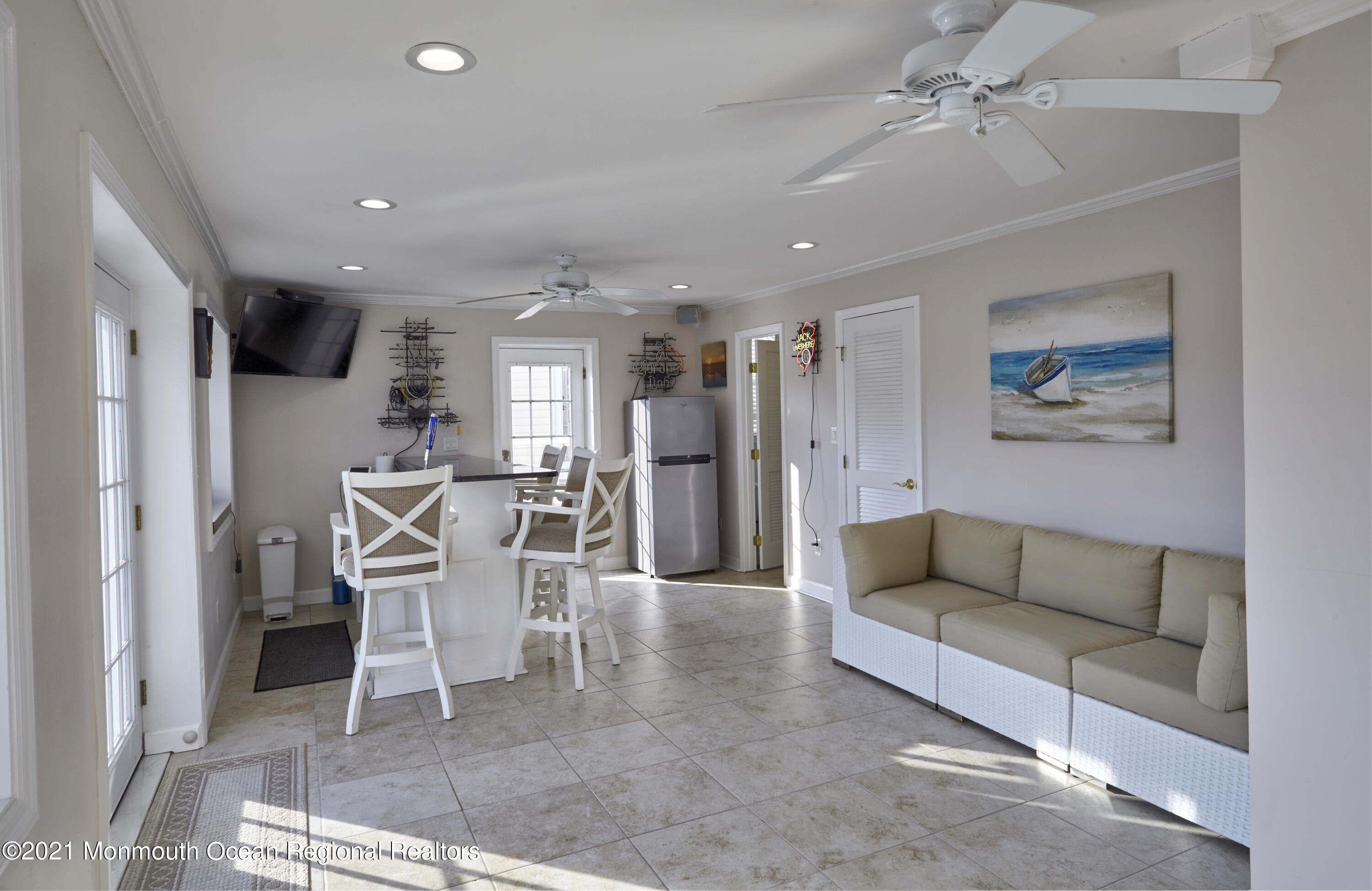6 Topsail Road Brick, NJ 08723 - Photo 30 of 43 a living room with furniture and a view of kitchen