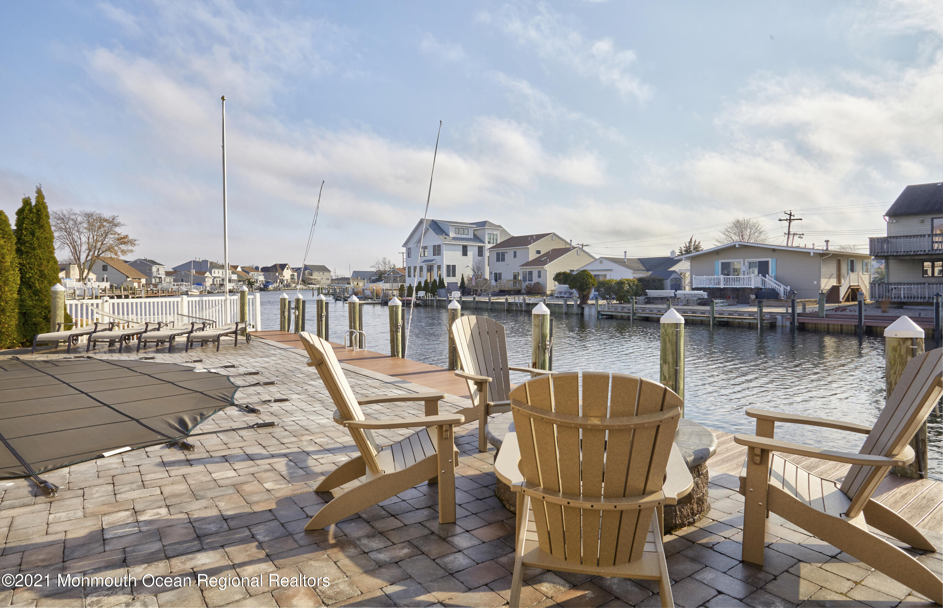 6 Topsail Road Brick, NJ 08723 - Photo 41 of 43 a view of a lake with sitting area