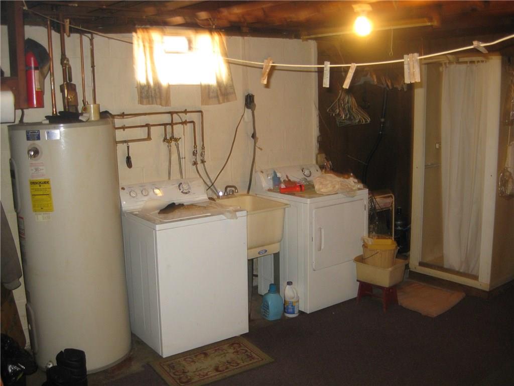 2733 Old Rte 18 Wampum, PA 16157 - Photo 13 of 17 Washer and dryer included; large 93 gal hot water heater