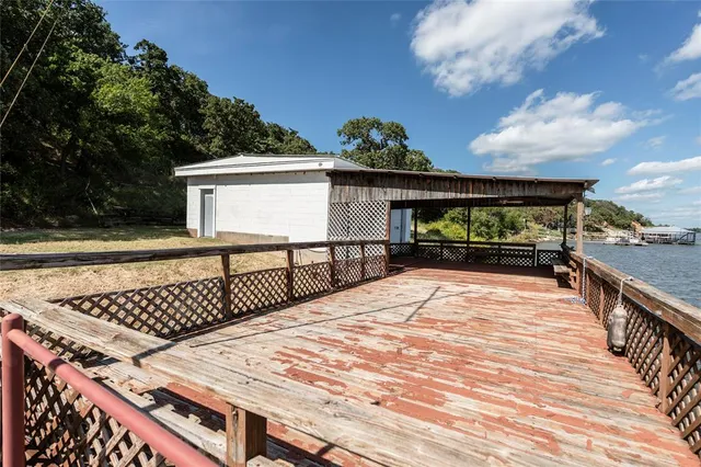 a view of a roof deck