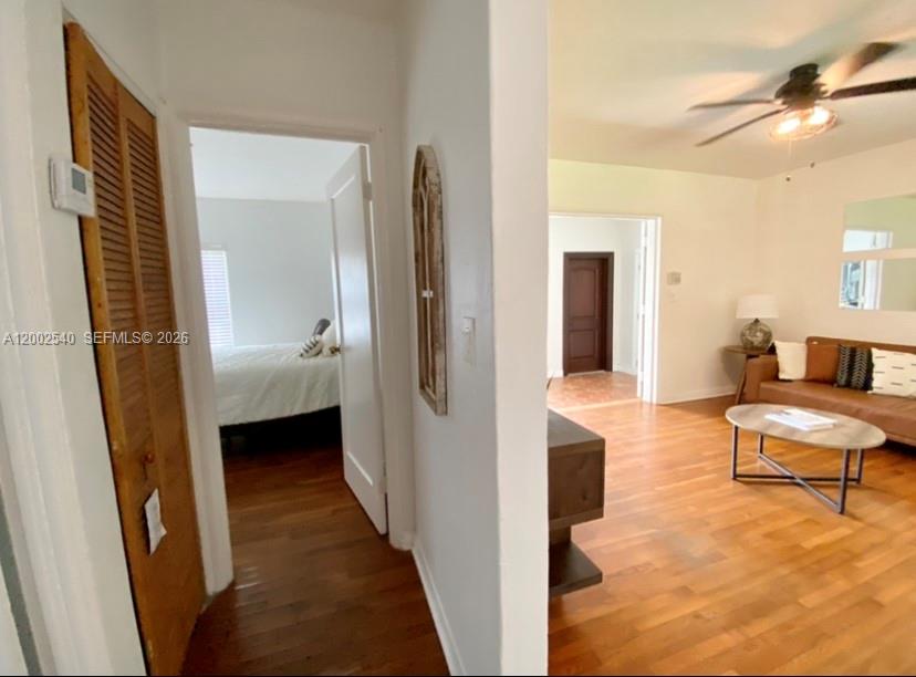4619 Southwest 10th Street Miami, FL 33134 - Photo 15 of 30 a view of a hallway with furniture and a livingroom view
