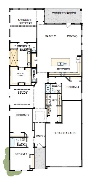 16134 Rita Road Conroe, TX 77302 - Photo 35 of 35 The success of a floor plan is the way you can move through it…You’ll be amazed at how well this home lives…We call it traffic patterns.
