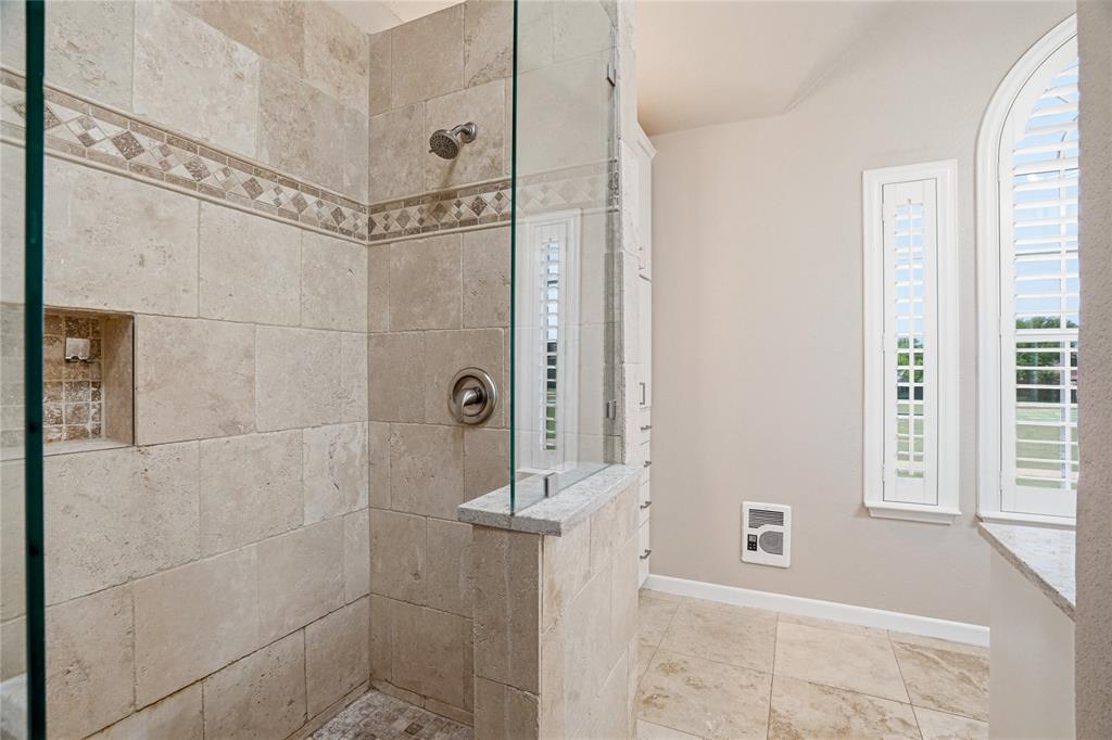 2133 Rustic Ridge Drive Keller, TX 76248 - Photo 31 of 40 Full bath with walk in shower and heating unit