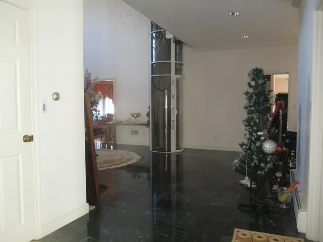 a view of entryway with livingroom and bedroom view