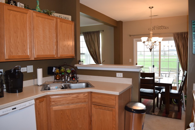 2370 Georgetown Circle, Unit 2370 Aurora, IL 60503 - Photo 10 of 21 a kitchen with a sink cabinets and window