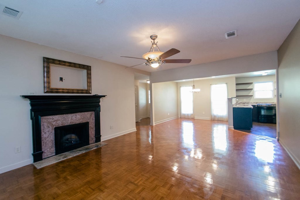 201 Red Oak Road Byron, GA 31008 - Photo 3 of 29 a living room with furniture and a fireplace