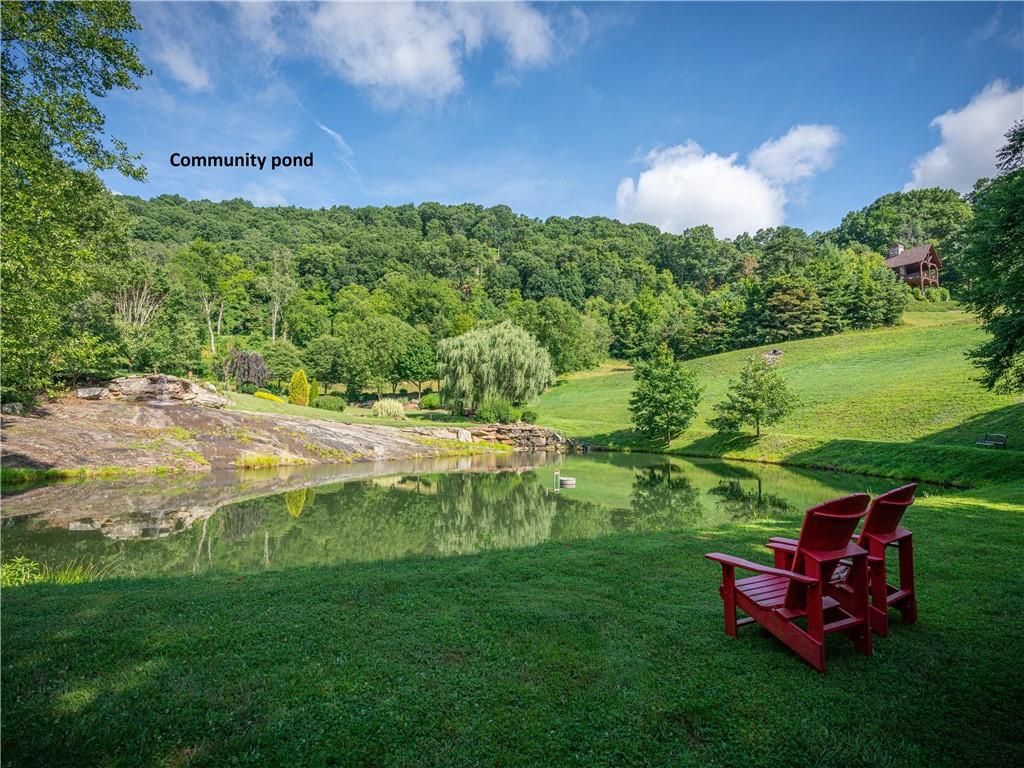 0 Pathways Trail, Unit 87 Waynesville, NC 28785 - Photo 12 of 24 a garden view with a sitting space