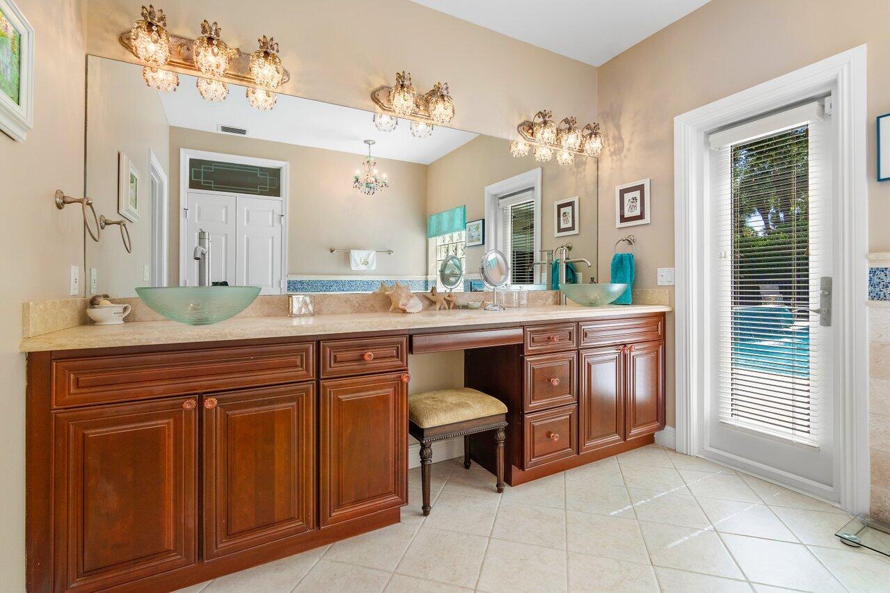 2680 Devon Court Delray Beach, FL 33445 - Photo 18 of 32 Primary bath opens to pool