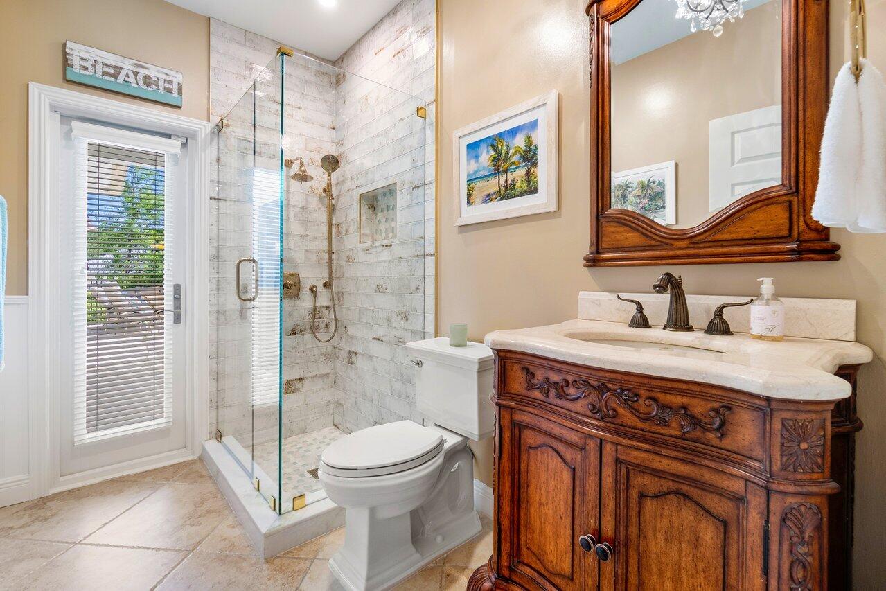 2680 Devon Court Delray Beach, FL 33445 - Photo 21 of 32 Additional, renovated cabana bath