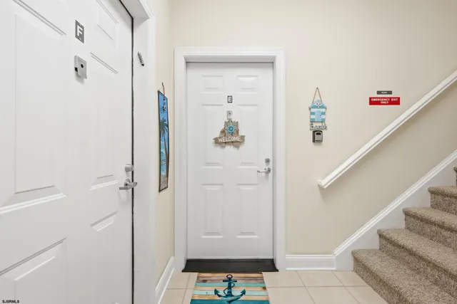 a view of an entryway with hallway