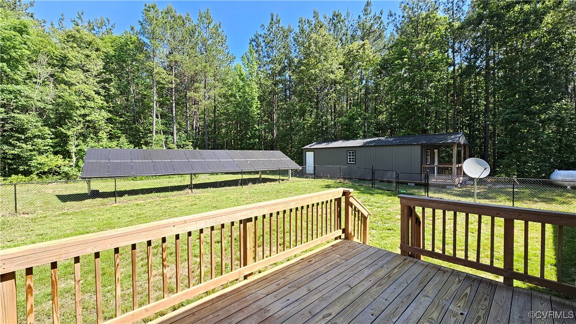 1290 Schutt Road Crewe, VA 23930 - Photo 10 of 50 a view of a balcony with wooden floor