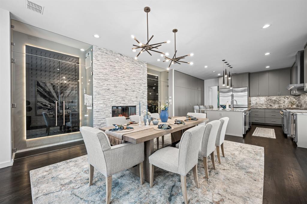 2214 Allen Street, Unit A Dallas, TX 75204 - Photo 23 of 36 a view of a dining room with furniture