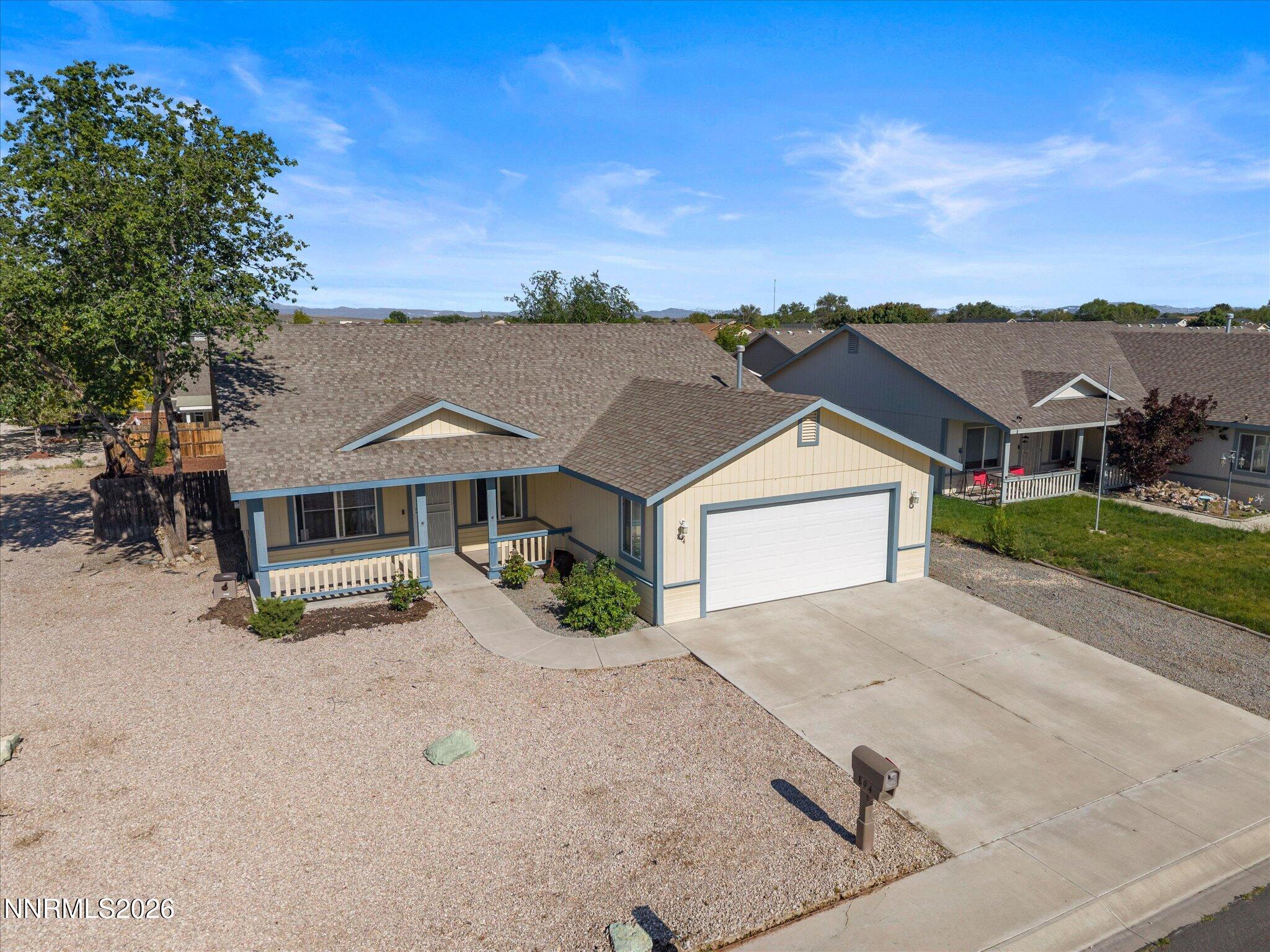 894 Timothy Way Fallon, NV 89406 - Photo 5 of 44 Overhead view looking at front of home s