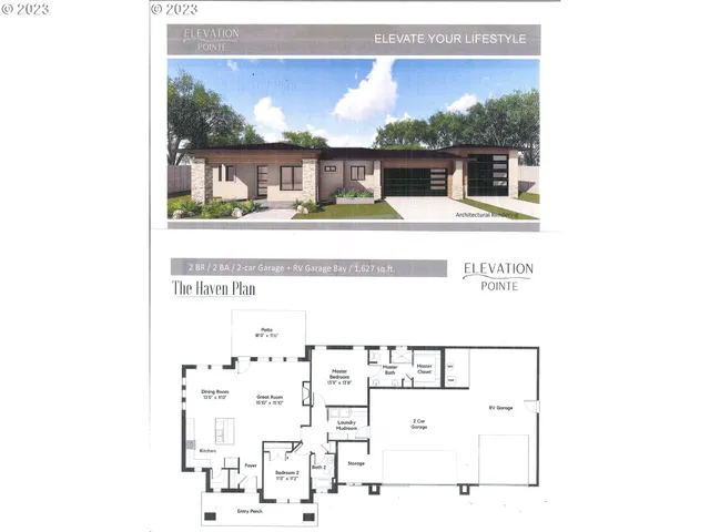 a picture of a bench in front of building