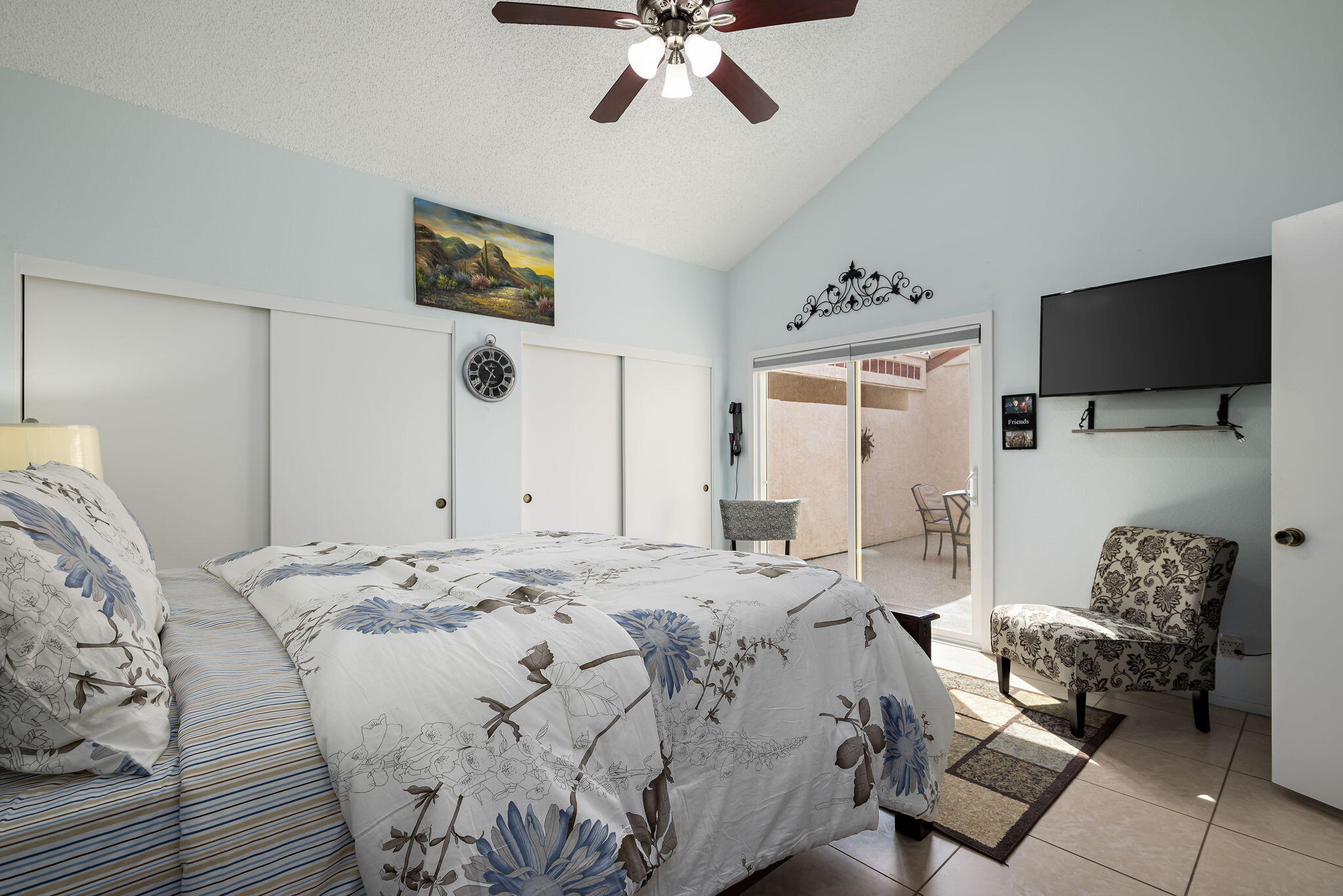 49101 Taylor Street Indio, CA 92201 - Photo 44 of 47 a bedroom with a bed and a television