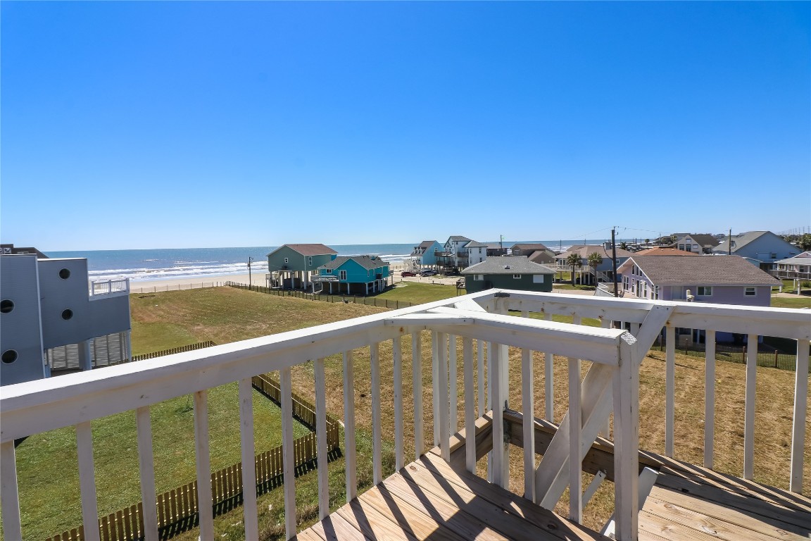 17729 Termini-San Luis Pass Road Galveston, TX 77554 - Photo 3 of 36 a view of a balcony with an ocean view