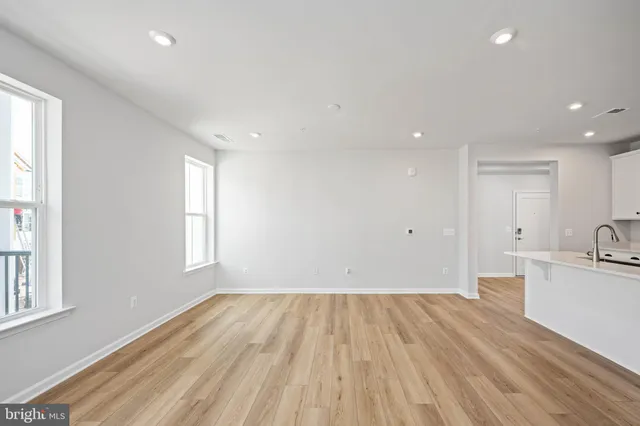 a view of a large buildings from a balcony