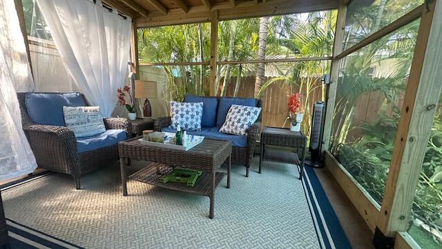 211 120 St Gulf, Unit B Marathon, FL 33050 - Photo 26 of 33 a living room with furniture and a window