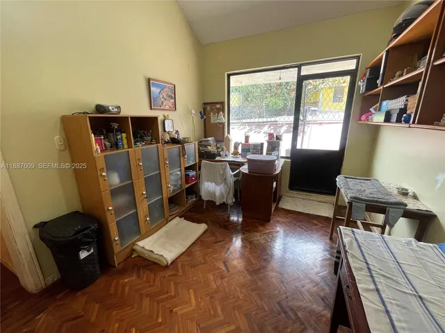 a room with storage and utility