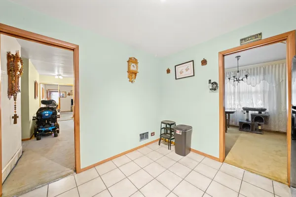 a view of a livingroom with couch