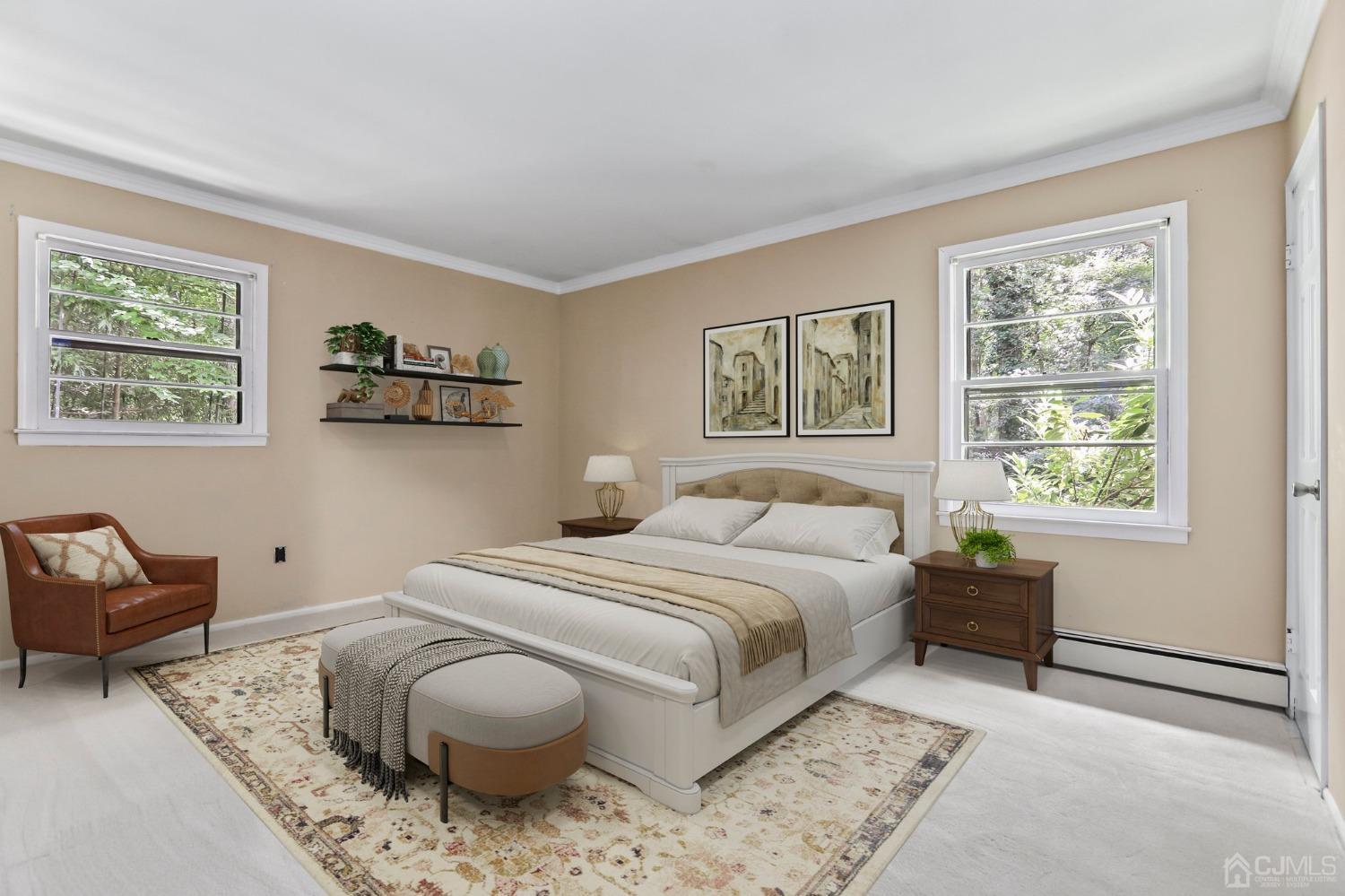 111 Old Forge Road Monroe Township, NJ 08831 - Photo 19 of 39 a bedroom with a bed and a dresser next to a window