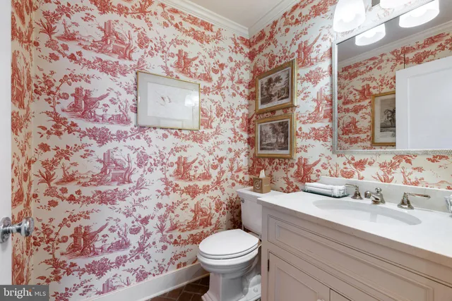 a table and chairs in a room