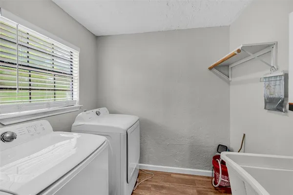 a bathroom with a sink and a tub