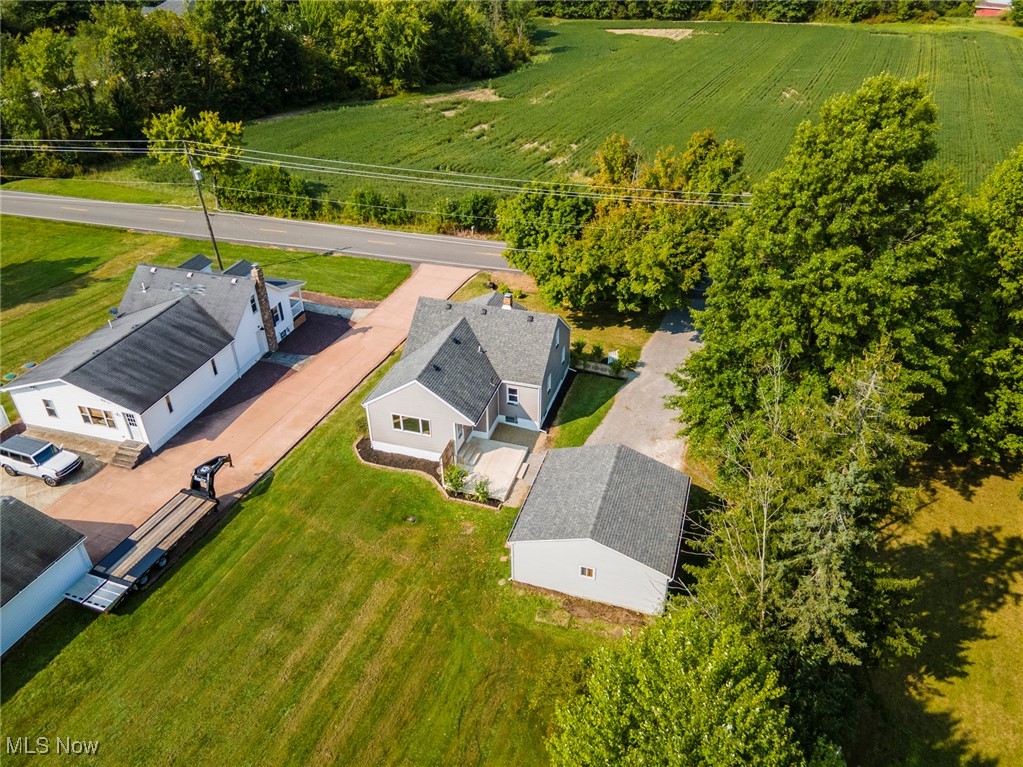 8131 Struthers Road Lowellville, OH 44436 - Photo 48 of 48 Bird's eye view with a rural view