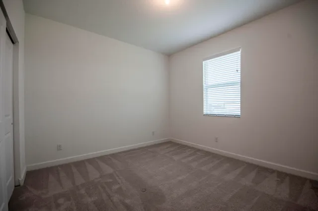 a house view with garden space