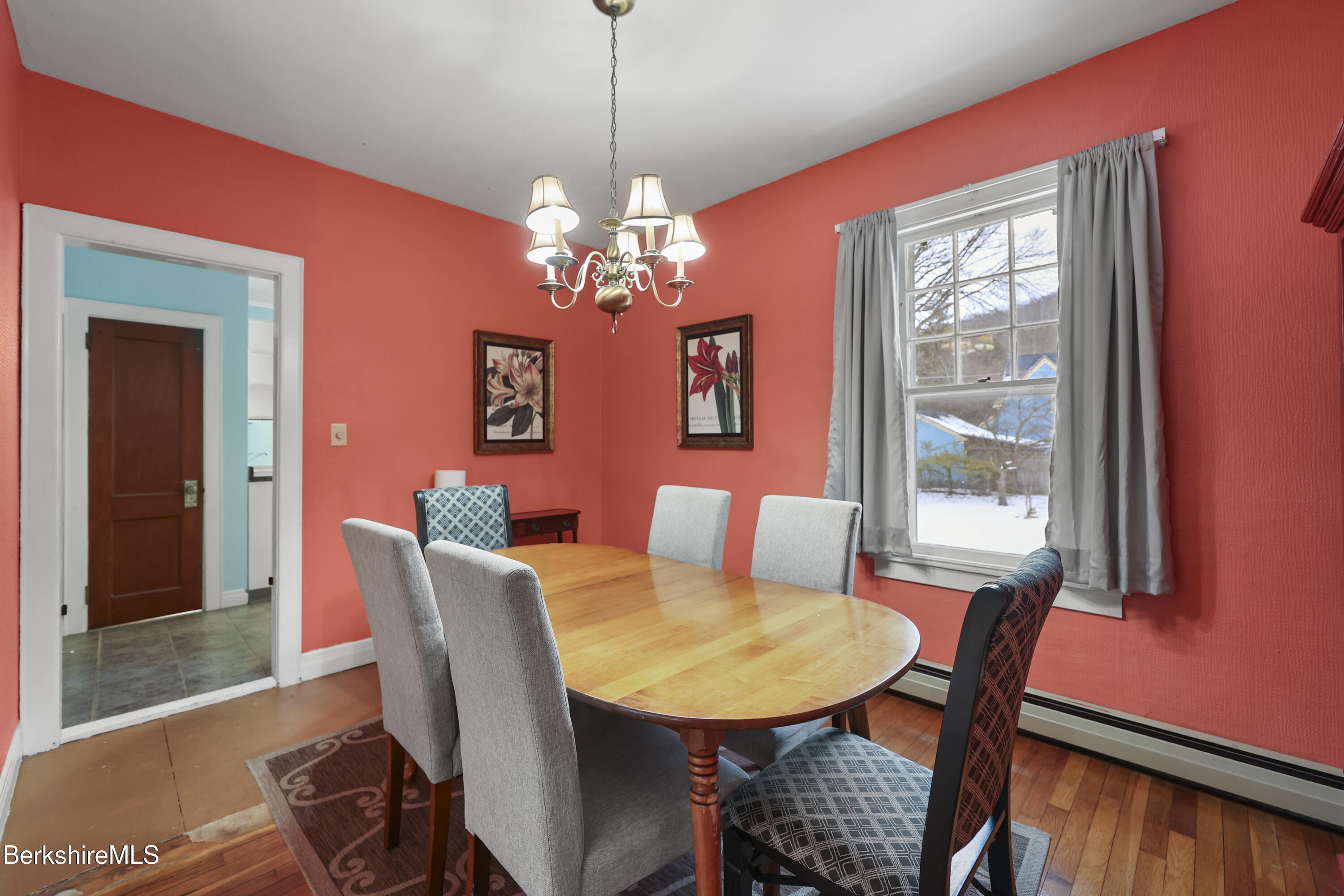 64 Notch Road North Adams, MA 01247 - Photo 11 of 37 a view of a dining room with furniture window and outside view