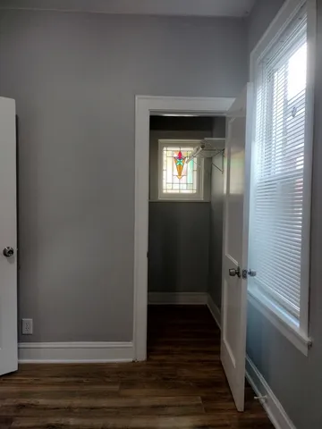 a view of an entryway door