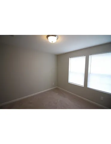 a open living room with a window