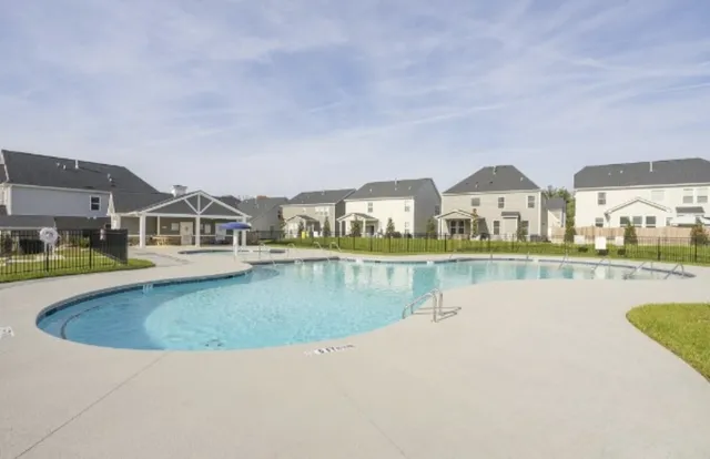 a view of pool with outdoor space