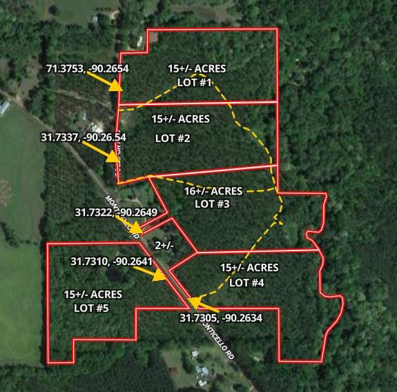 Lot #2 Rockport Road Wesson, MS 39191 - Photo 1 of 5 Main View