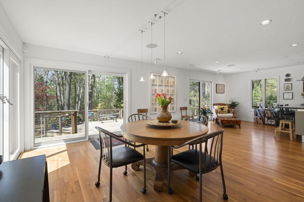 11 Chaplin Road Boxford, MA 01921 - Photo 15 of 42 a view of a dining room with furniture window and wooden floor