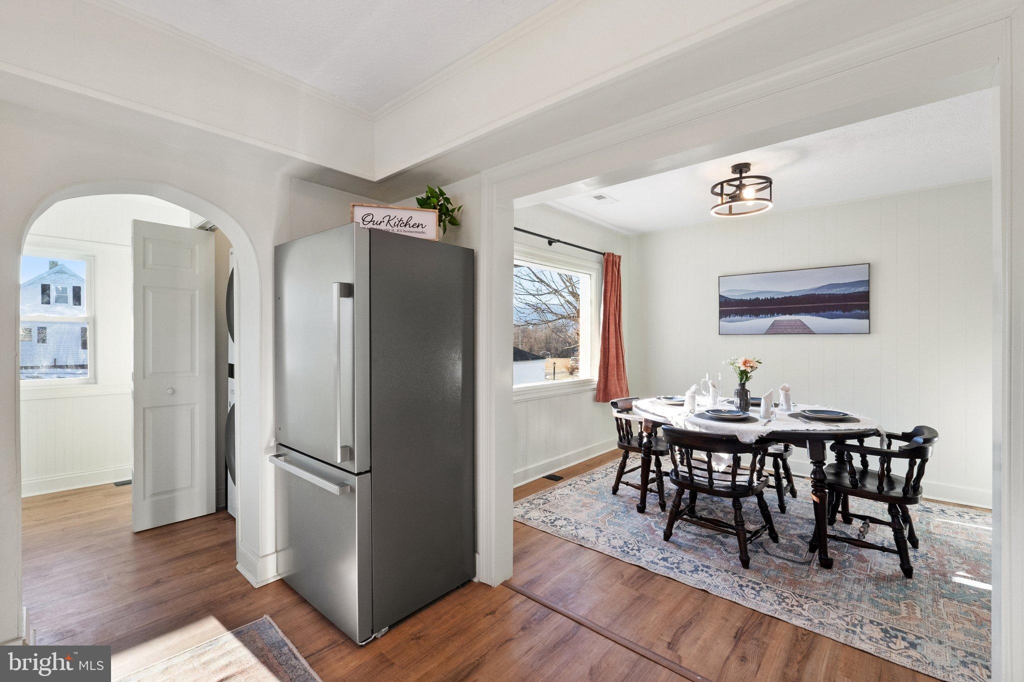 701 South 2nd Street Shenandoah, VA 22849 - Photo 20 of 39 Charming open-concept dining and kitchen space.