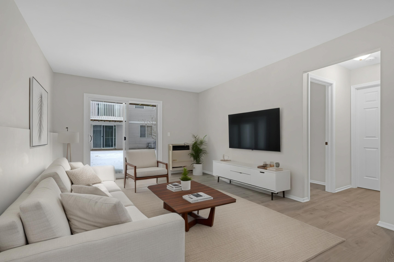 86 Silver Tree Circle Cary, IL 60013 - Photo 6 of 26 a living room with furniture and a flat screen tv