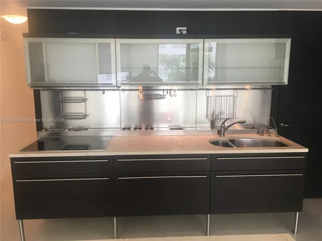 a view of balcony with a potted plant