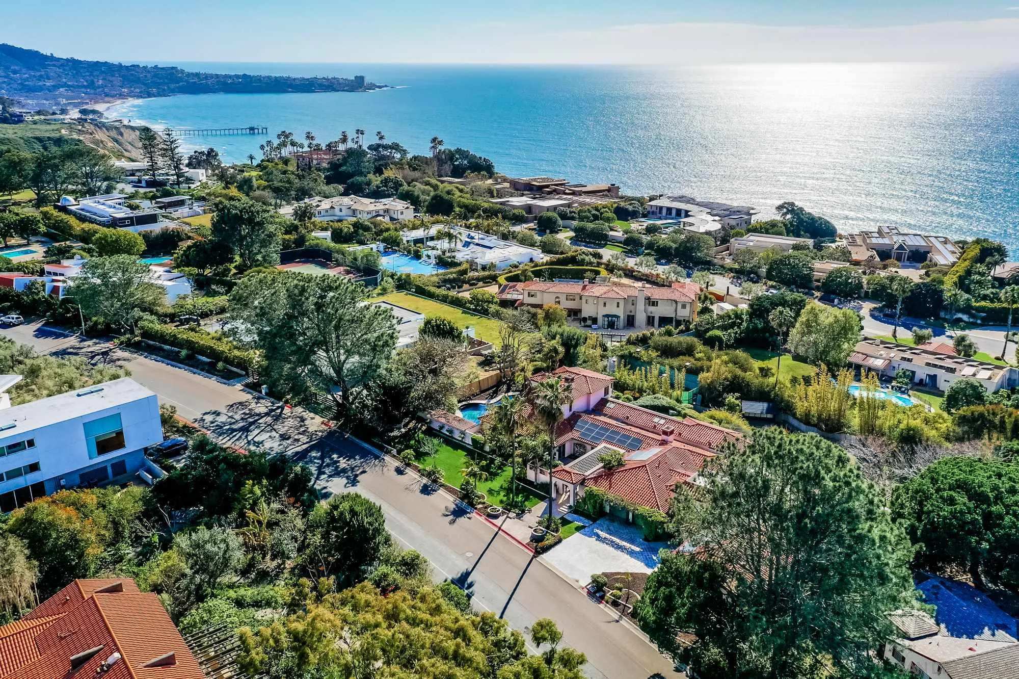 9660 Blackgold Road La Jolla, CA 92037 - Photo 30 of 32 an aerial view of residential houses with outdoor space