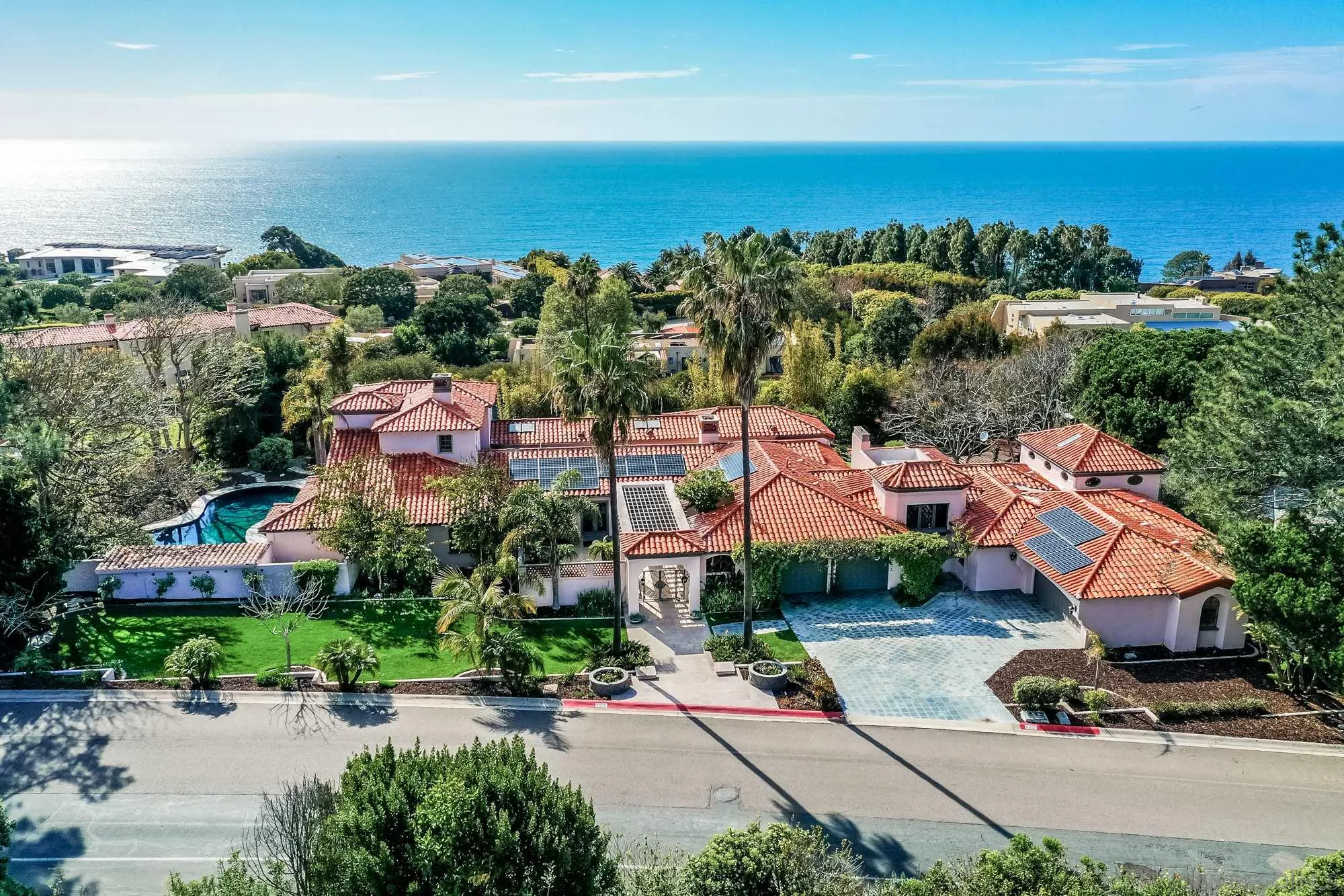 9660 Blackgold Road La Jolla, CA 92037 - Photo 31 of 32 an aerial view of multiple houses with a street