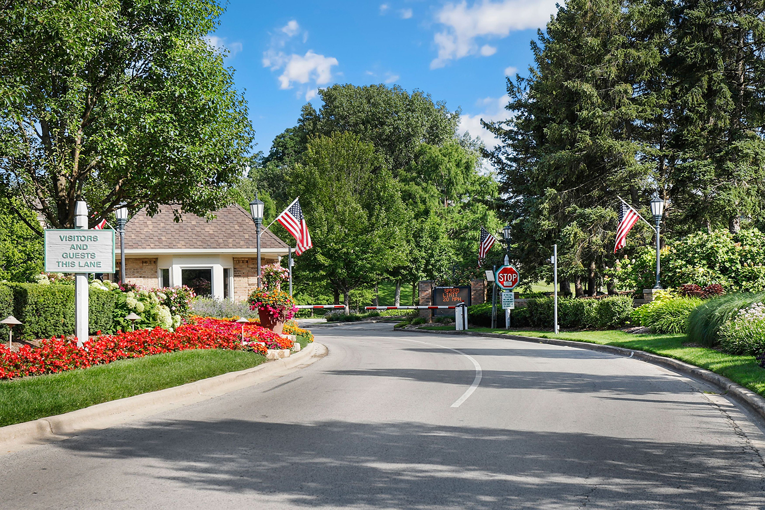 10508 Golf Road Orland Park, IL 60462 - Photo 43 of 50 a front view of a house with a garden